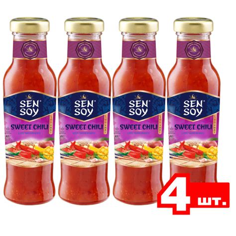 Соус Sen Soy Чили Манго CHILI MANGO 1280г (320г х 4 шт) - купить с ...