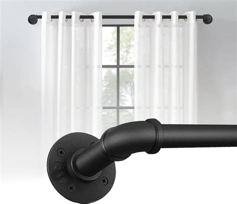 Industrial Curtain Rods For Windows To Inches Ft Blackout