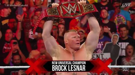 Wwe Extreme Rules Brock Lesnar Cobr El Malet N Es Campe N Universal