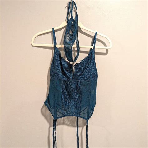 Victoria S Secret Intimates Sleepwear Nwt Avidlove Piece Corset Lingerie Set Large