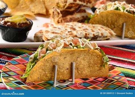 Mexican Food Tacos Guacamole Jalapeno Pepper Quesadillas Nacho Tortilla Tex Mex Cuisine Healthy