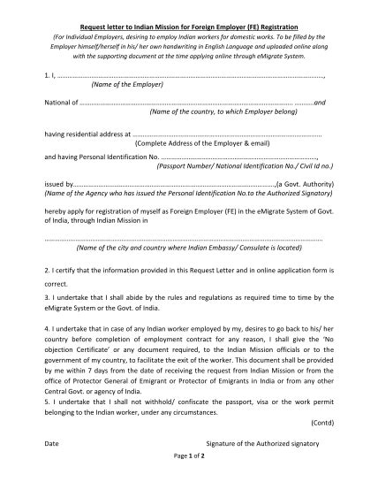 9 Oci Consent Letter Sample Zishancalie