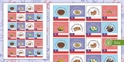 Stickers Comidas Típicas De Chile Professor Feito