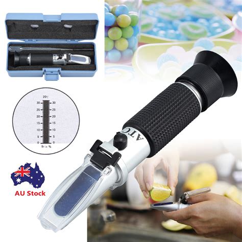 Beer Fruit Sugar Wine Brix Refractometer Scale 0 32 Brix Calibration