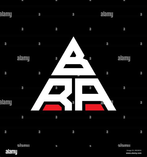 Bra Triangle Letter Logo Design With Triangle Shape Bra Triangle Logo