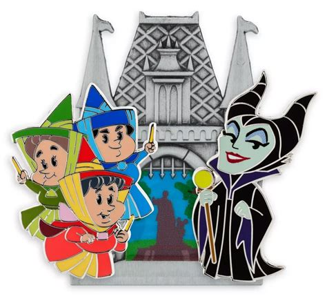 78245 - Maleficent and Fairies Build-a-Pin Starter Set - Build A Pin