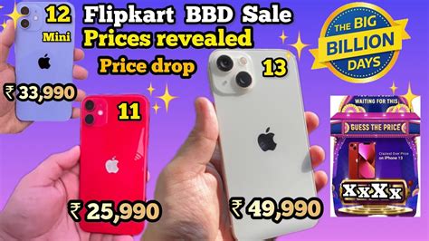 Flipkart Bbd Sale Iphone Price Huge Discount On Iphones Price