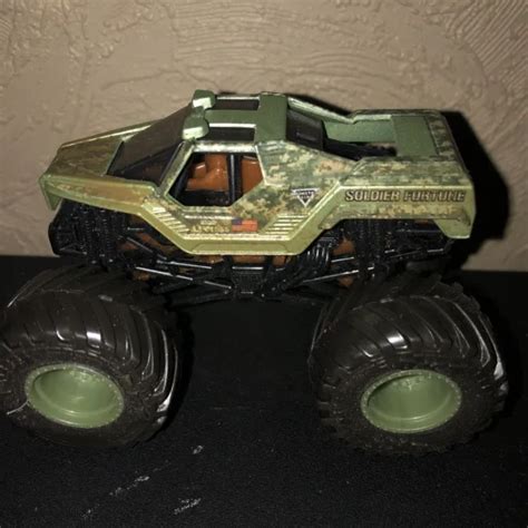 HOT WHEELS MONSTER Jam Soldier Fortune Monster Truck échelle lâche EUR PicClick FR
