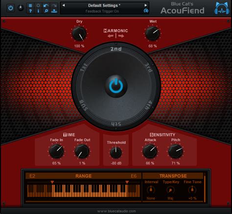 Blue Cats Acoufiend By Blue Cat Audio Guitar Effect Plugin Vst Vst3