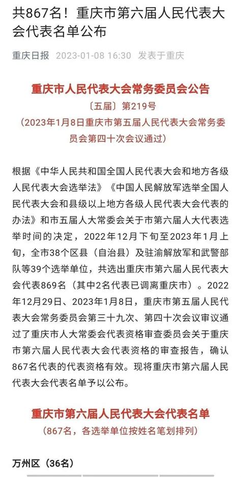 江敦涛当选重庆市第六届人民代表大会代表 时政要闻 潍坊新闻网