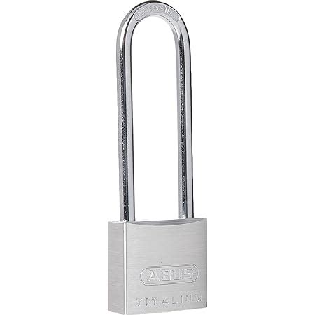 ABUS 64TI 50HB80 50 X 80mm Titalium Padlock With Long Shackle Keyed