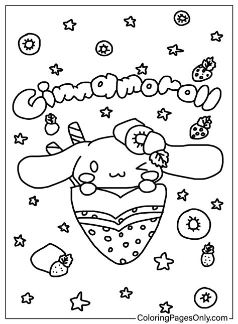 Free Cinnamoroll Coloring Sheets Free Printable Coloring Pages