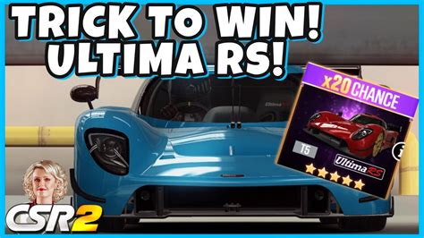 Trick To Win Ultima Rs Gold Keys Insane Specs Csr Racing