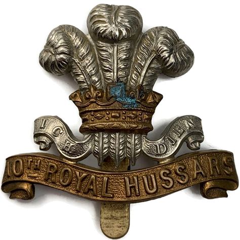 10th Royal Hussars Regiment Cap Badge
