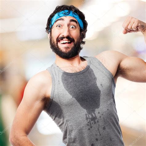 Crazy Strong Sportsman — Stock Photo © Kues 72244269