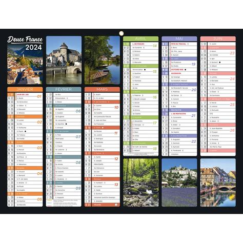 Calendrier Annuel Mural Année 2024 Harri Klarika