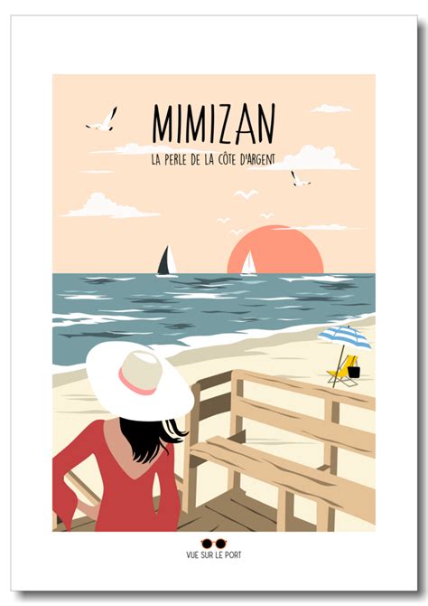 Affiche Mimizan Affiches Affiches Sud Ouest Vuesurleport