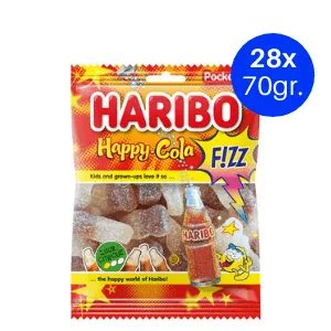 Haribo Happy Cola F ZZ Zakje 70 Gr Groothandel Compliment Nl