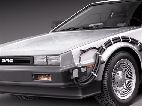 Delorean Back To The Future Episode 1 3d Model 129 3ds Fbx Lwo Obj Max C4d Free3d