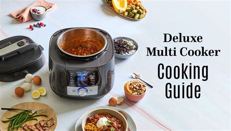 Pampered Chef Deluxe Multi Cooker Manual