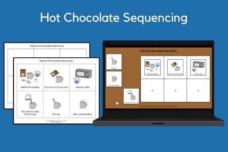 Hot Chocolate Sequencing Activity Speech Therapy Ideas