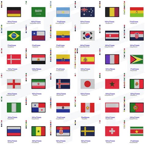 39 Matrizes Bandeiras Países Mundo Bordado JEF PES | Elo7