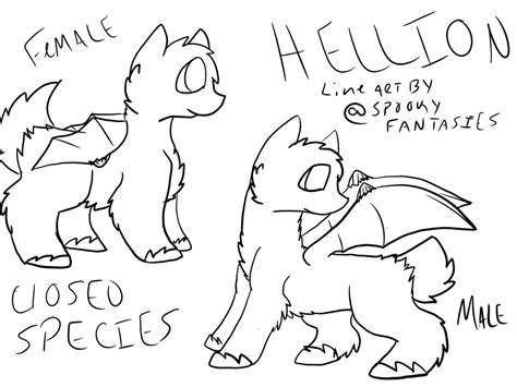 Hellion Line Art Commission By Spookyfantasies On Deviantart
