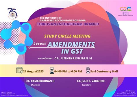 Study Circle Meeting The Institute Of Chartered Accountants Of India