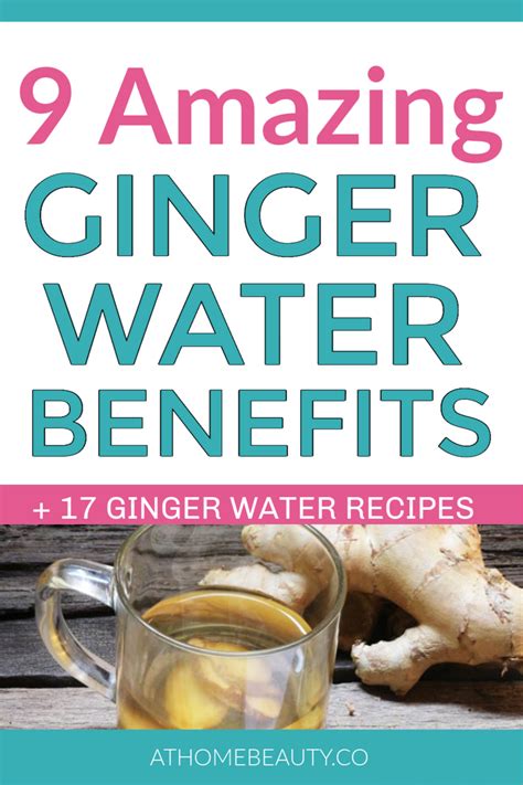 The Benefits Of Ginger Water Are Quite Astounding Considering That Its