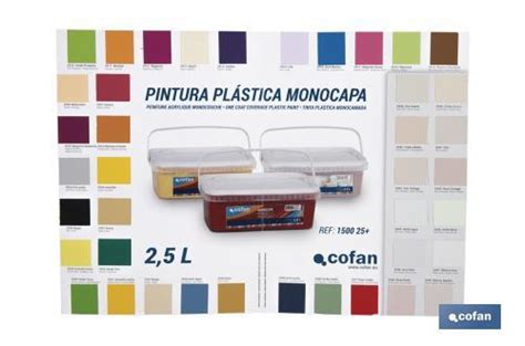 Carta De Colores Para Pintura Pl Stica Monocapa Con Muestras De