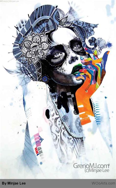 The Ethereal Females By Korean Artist Minjae Lee