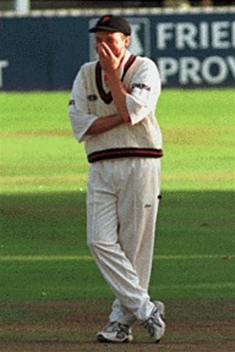 Chris Schofield In Bowling Action County Championship Lancashire V