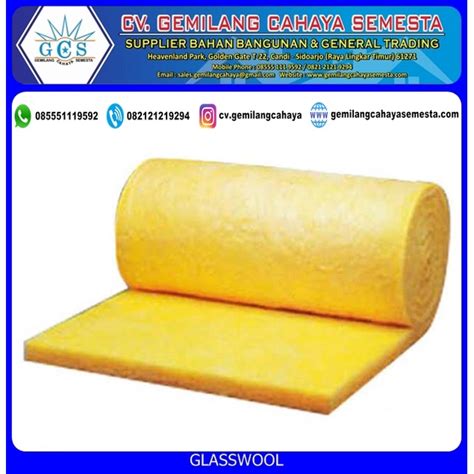 Jual Glasswool Roll Tipe 16 50 Lapisan Peredam Panas Shopee Indonesia