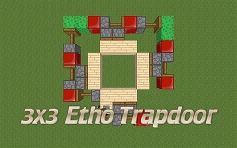 3x3 Etho Trapdoor Minecraft Map