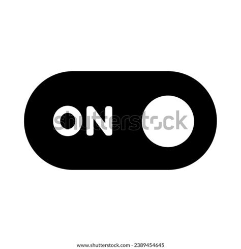 Selector Switch Toggle Button On Off Stock Vector Royalty Free