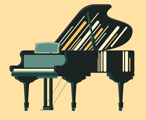 Premium Vector Musical Instrument Piano