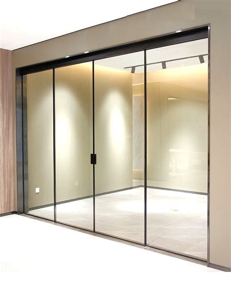 Slimline Sliding Glass Door Double Doors Slimline 2d2f Ideal Barn Door