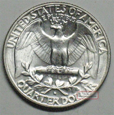 1964 D Washington Silver Quarter Grading Gem Bu T194