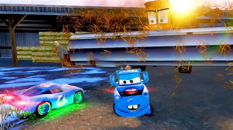 Cars 3 Driven To Win Lightning McQueen And Mater VS Frank YouTube