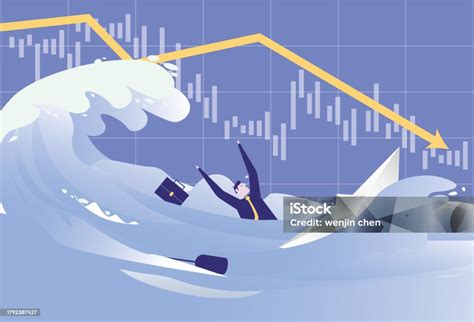 Businessmen Failed In The Sea Of Stocks Stock Market Falls Stock ... 