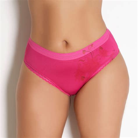 Calcinha Plus Size Detalhe Sublimado Lingerie BR