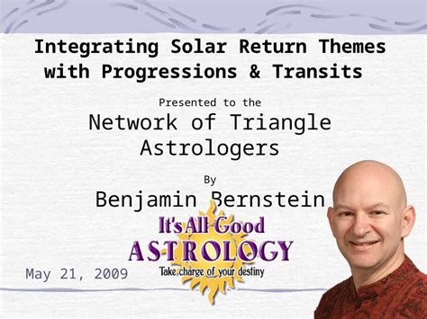 Ppt Integrating Solar Return Themes With Progressions Transits