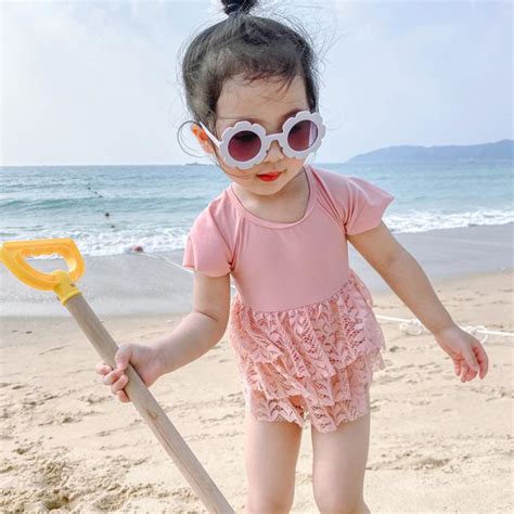 Áo Tắm Trẻ Em Châu Âu Châu Mỹ Áo Tắm Quần Sịp Bé Gái Đồ Bơi Bikini Bé Gái Mới Sỉ Quần Áo Trẻ