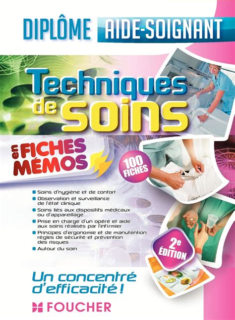 Techniques De Soins En Fiches M Mos Dipl Me Aide Soignant Foucher