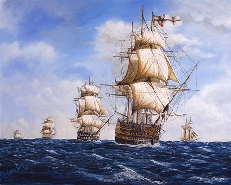 Hms Victory Painting at PaintingValley.com | Explore collection of Hms ...