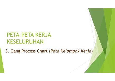 3 1 PERANCANGAN SISTEM KERJA ERGONOMI ANALISIS OPERASI PART 1 PETA