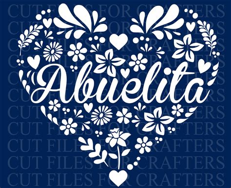 Abuelita Svg La Mejor Abuelita Del Mundo Abuela Svg La Etsy España