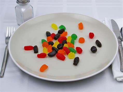 Calories in 40 piece(s) of Jujyfruits.