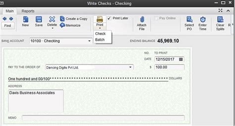 How To Print Checks In Quickbooks Desktopmac 2022 Guide