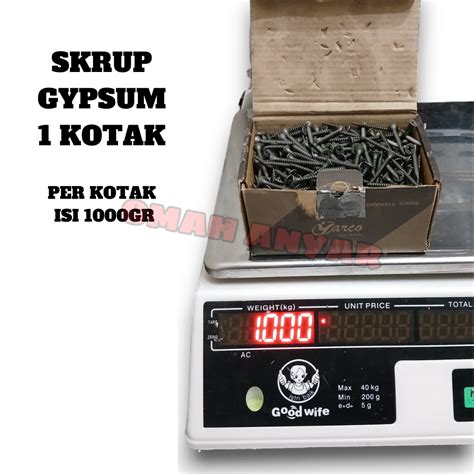 Skrup Sekrup Gipsum Gypsum Drywall Screw Erdos BUKAN TAPING ISP ISJ SIP